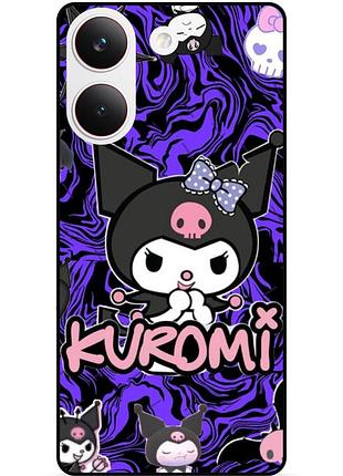 Силіконовий чохол для xiaomi poco x8 pro з малюнком куромі kuromi