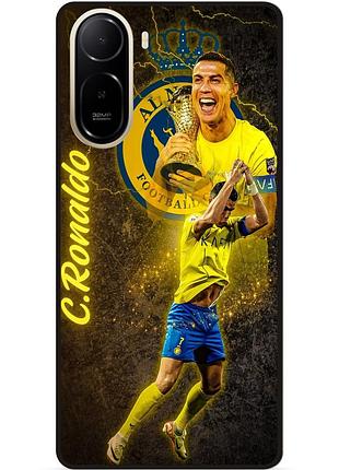Силіконовий чохол бампер для xiaomi redmi a7 pro з малюнком ronaldo аль наср роналдо