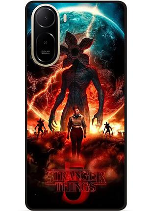 Силіконовий бампер чохол для xiaomi redmi a7 pro з картинкою дивні дива дивні справи