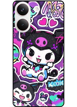 Силіконовий чохол для xiaomi poco x8 pro з малюнком kuromi куромі