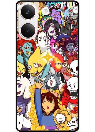 Силіконовий чохол бампер для xiaomi poco x8 pro з малюнком undertale андертейл