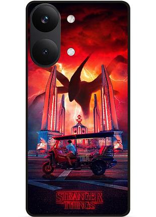 Силіконовий бампер чохол для xiaomi poco x8 pro max кіно дивні дива stranger things