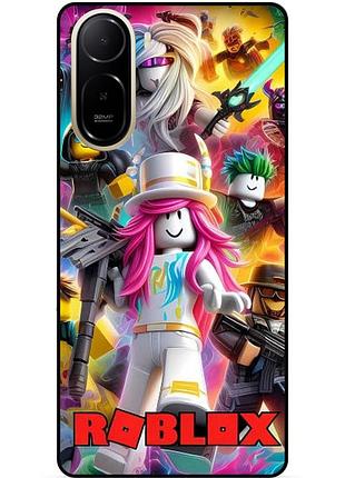 Силіконовий чохол бампер для xiaomi redmi a7 pro з картинкою roblox роблокс