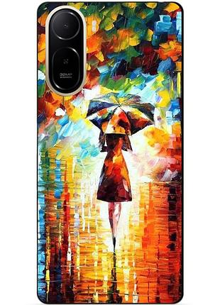 Силіконовий чохол бампер для xiaomi redmi a7 pro з малюнком прогулянка