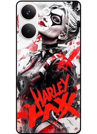Силіконовий бампер чохол для xiaomi poco x8 pro з малюнком harley quinn харлі квінн joker