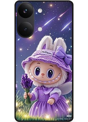 Силіконовий бампер чохол для xiaomi poco x8 pro max з малюнком labubu лабубу