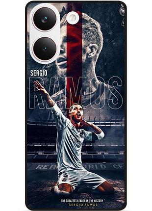 Силіконовий чохол бампер для xiaomi poco x8 pro з малюнком sergio ramos серхио рамос