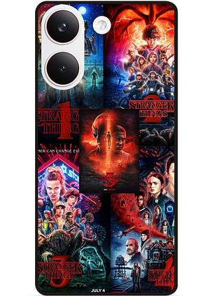 Силіконовий чохол для xiaomi poco x8 pro з малюнком дивні дива stranger things