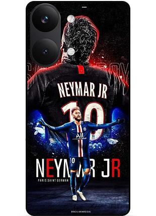 Силіконовий чохол бампер для xiaomi poco x8 pro max з малюнком неймар neymar