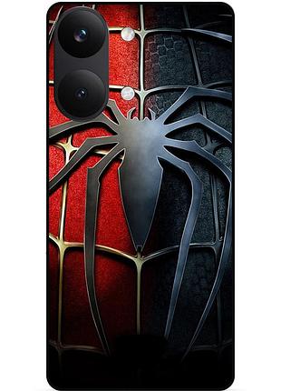 Силіконовий чохол бампер для xiaomi poco x8 pro max з малюнком людина-павук spider man