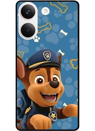 Силіконовий чохол бампер для xiaomi poco x8 pro з малюнком щенячий патруль