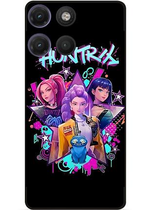 Силіконовий бампер чохол для motorola moto g17 з малюнком demon hunters k-pop