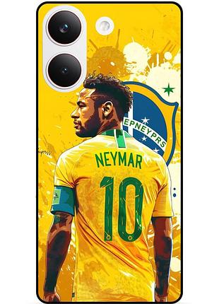 Силіконовий чохол бампер для xiaomi poco x8 pro з картинкою неймар neymar
