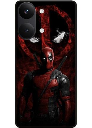Силіконовий бампер чохол для xiaomi poco x8 pro max з малюнком deadpool дедпул