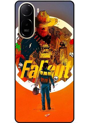 Силіконовий бампер чохол для xiaomi redmi a7 pro з картинкою фоллаут fallout