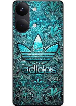 Чохол силіконовий бампер для xiaomi poco x8 pro max з малюнком адідас adidas