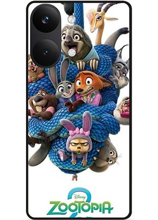 Силіконовий чохол для xiaomi poco x8 pro max з малюнком звірополіс zootopia