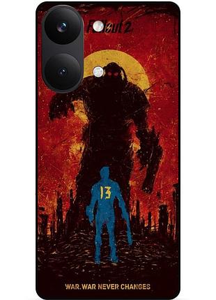 Силіконовий чохол для xiaomi poco x8 pro max з картинкою фоллаут fallout