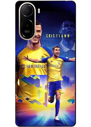 Силіконовий чохол бампер для xiaomi redmi a7 pro з малюнком роналдо аль наср ronaldo