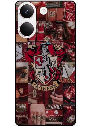 Чохол силіконовий бампер для xiaomi poco x8 pro з малюнком ґрифіндор gryffindor гаррі поттер harry potter