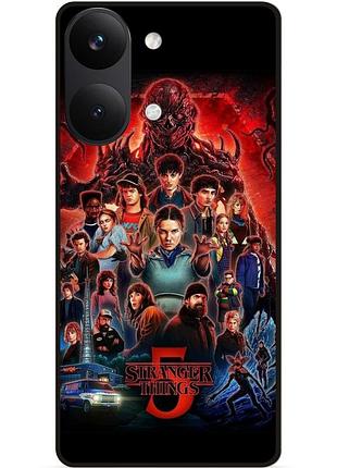 Силіконовий бампер чохол для xiaomi poco x8 pro max з малюнком дивні дива дивні справи