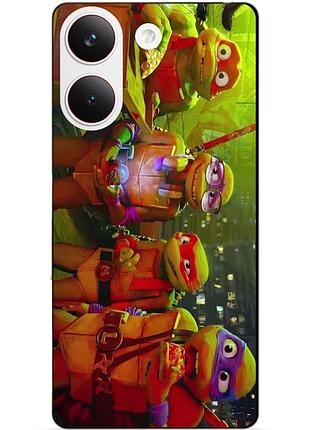 Силіконовий чохол бампер для xiaomi poco x8 pro черепашки ніндзя