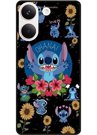 Силіконовий бампер чохол для xiaomi poco x8 pro з малюнком stitch стіч