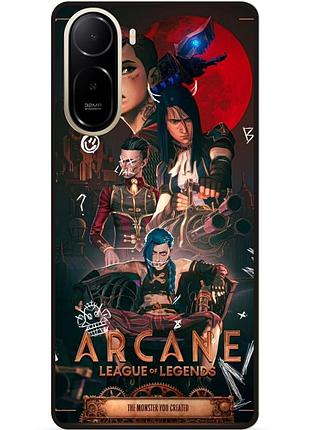 Силіконовий бампер чохол для xiaomi redmi a7 pro аркейн arcane
