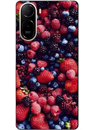 Силіконовий чохол бампер для xiaomi redmi a7 pro з малюнком ягоди