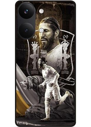 Силіконовий чохол бампер для xiaomi poco x8 pro max з малюнком sergio ramos серхио рамос real