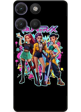Силіконовий бампер чохол для motorola moto g17 demon hunters k-pop
