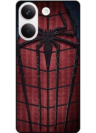 Силіконовий чохол бампер для xiaomi poco x8 pro з картинкою людина-павук spider man