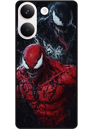 Силіконовий чохол бампер для xiaomi poco x8 pro з малюнком venom карнаж веном