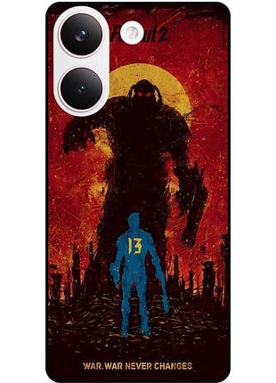 Силіконовий чохол для xiaomi poco x8 pro з картинкою фоллаут fallout