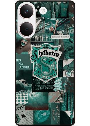 Чехол силиконовый для xiaomi poco x8 pro с рисунком slytherin слизерин драко малфой гарри поттер harry
