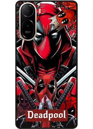 Силиконовый бампер чехол для xiaomi redmi a7 pro с рисунком deadpool дэдпул