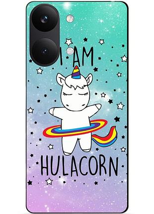 Силіконовий чохол бампер для xiaomi poco x8 pro max з малюнком єдиноріг поні