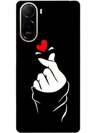 Силіконовий чохол бампер для xiaomi redmi a7 pro з малюнком знак кохання