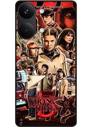 Силіконовий бампер чохол для xiaomi poco x8 pro max кіно stranger things дивні дива