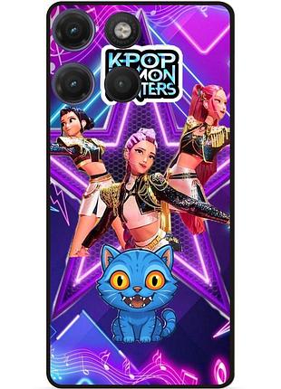 Силіконовий чохол для motorola moto g17 k-pop demon hunters