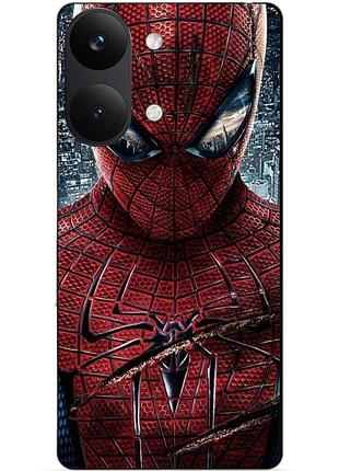 Силіконовий чохол бампер для xiaomi poco x8 pro max людина-павук spider man
