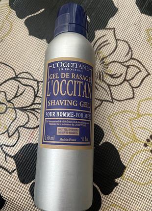 Гель для гоління l'occitane об'ємом 150 мл, призначений для чоловіків.