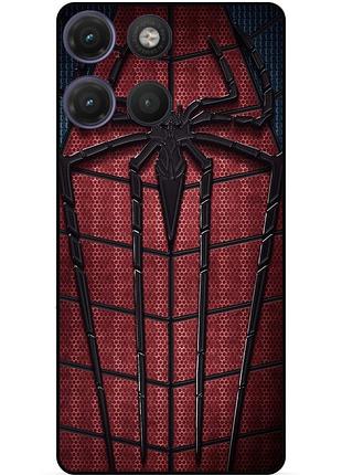 Силіконовий чохол бампер для motorola moto g17 з картинкою людина-павук spider man