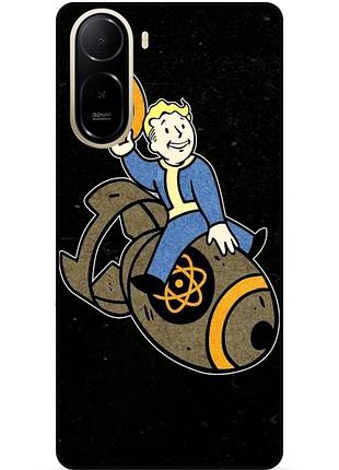 Силіконовий чохол для xiaomi redmi a7 pro з малюнком фоллаут fallout