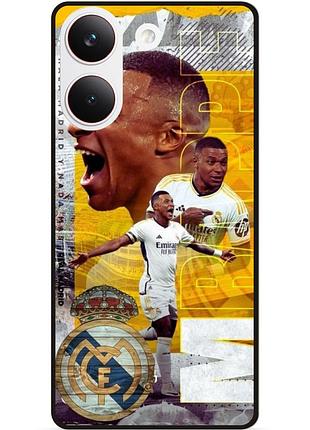 Силіконовий чохол бампер для xiaomi poco x8 pro з малюнком mbappe мбаппе real
