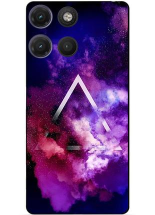 Силіконовий чохол бампер для motorola moto g17 з малюнком космос галактика