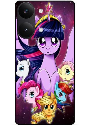 Силіконовий бампер чохол для xiaomi poco x8 pro max з малюнком поні my little pony