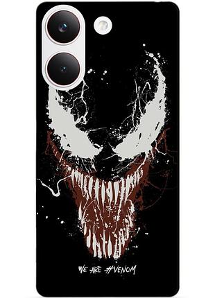 Силіконовий чохол бампер для xiaomi poco x8 pro з малюнком веном venom