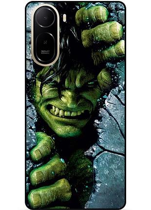 Чехол силиконовый бампер для xiaomi redmi a7 pro с рисунком халк marvel hulk