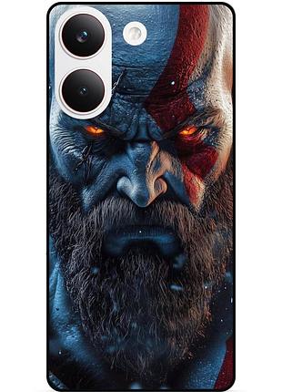 Чохол силіконовий бампер для xiaomi poco x8 pro з картинкою god of war